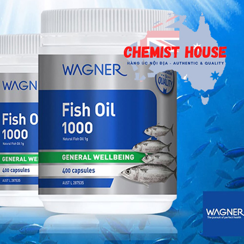 Wagner Fish Oil 1000 - Viên uống bổ sung Omega-3 400 viên