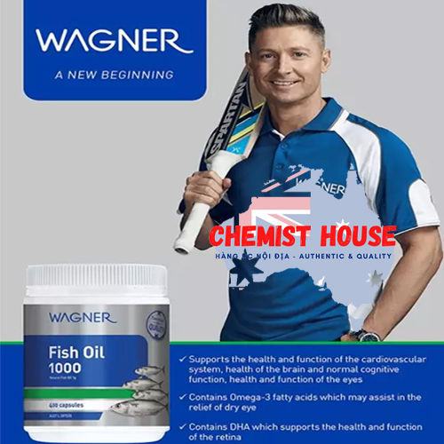 Wagner Fish Oil 1000 - Viên uống bổ sung Omega-3 400 viên