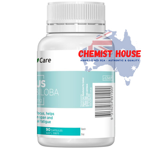 Healthy Care Focus Ginkgo Biloba 2000mg - Viên uống bổ não 90 viên