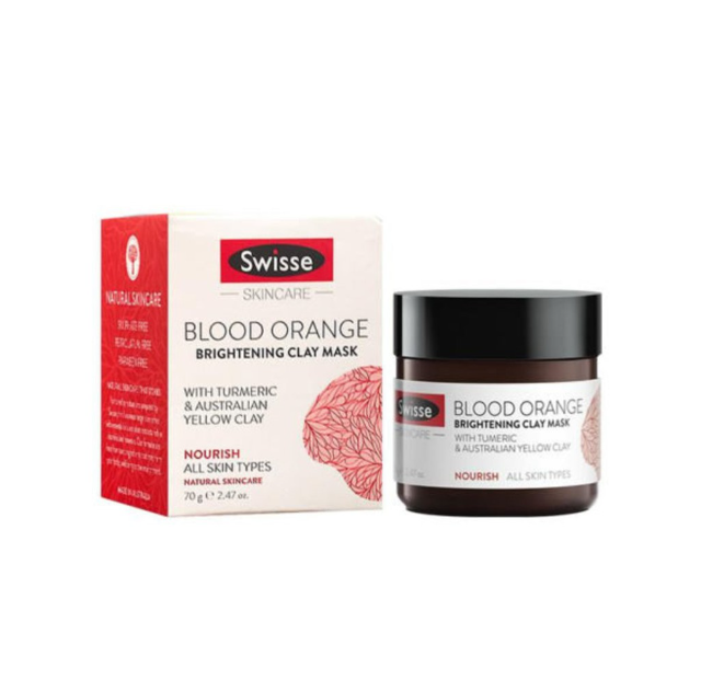 Mặt nạ đất sét Swisse Clay Mask detox sáng da cấp ẩm Manuka Honey/ Matcha / Blood Orange/ Hyaluronic 70g