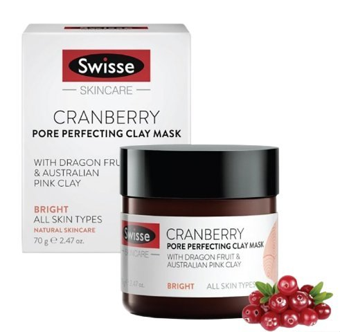 Mặt nạ đất sét Swisse Clay Mask detox sáng da cấp ẩm Manuka Honey/ Matcha / Blood Orange/ Hyaluronic 70g