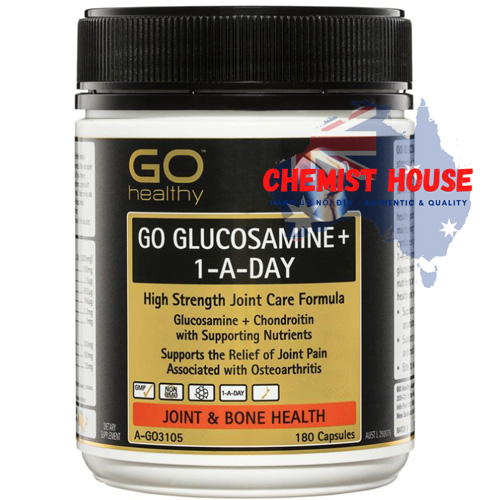 GO Healthy Glucosamine 1 A Day - Viên uống hỗ trợ xương khớp 180 viên