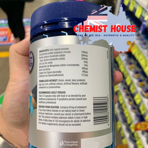 Wagner Glucosamine & Chondroitin+ - Viên uống hỗ trợ xương khớp 200 viên