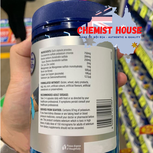 Wagner Glucosamine HCL 1500 - Viên uống bổ xương khớp 400 viên