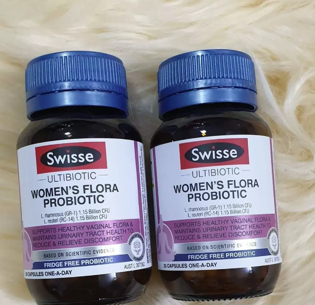 Viên uống men phụ khoa cân bằng giảm hôi vùng kín Swisse Ultibiotic Womens Flora Probiotic 30 viên
