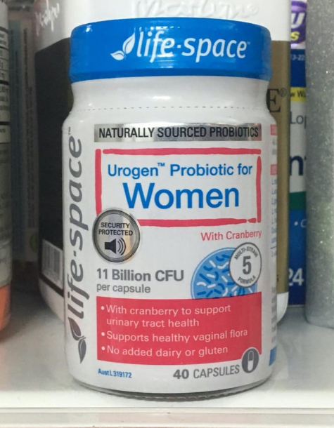 Viên uống men tiết niệu+ phụ khoa Life Space Urogen Probiotic For Women cân bằng vi sinh âm đạo tiết niệu kỏe