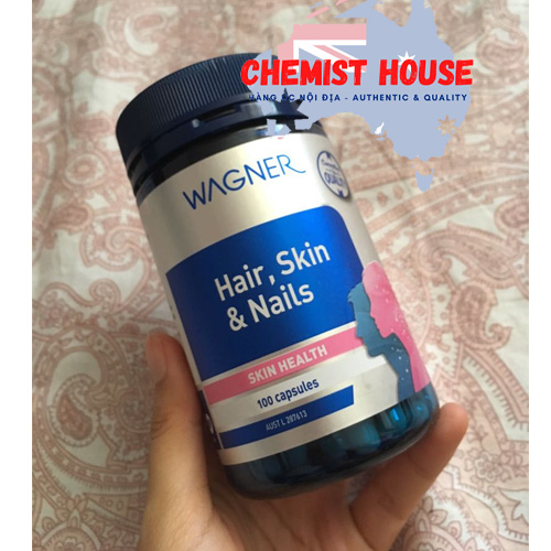 Wagner Hair Skin & Nails - Viên uống bổ Da, Móng 100 viên