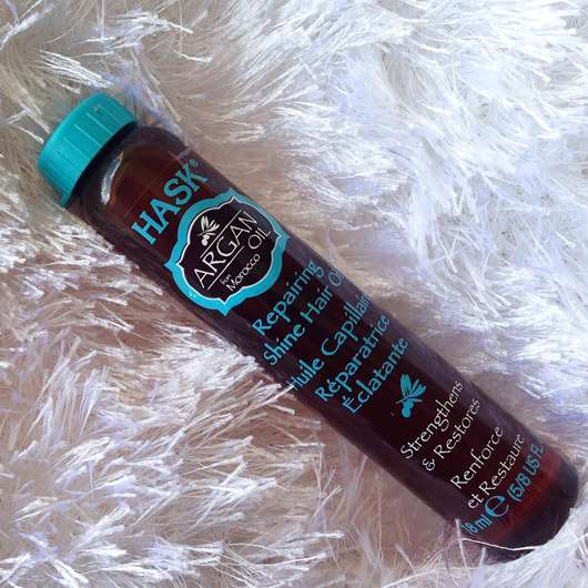 Tinh Dầu Dưỡng tóc Hask Phục hồi hư tổn Argan Oil Repairing SHINE Oil, 18ml