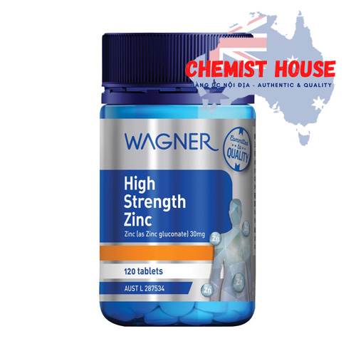 Wagner High Strength Zinc - Viên uống bổ sung kẽm 120 viên