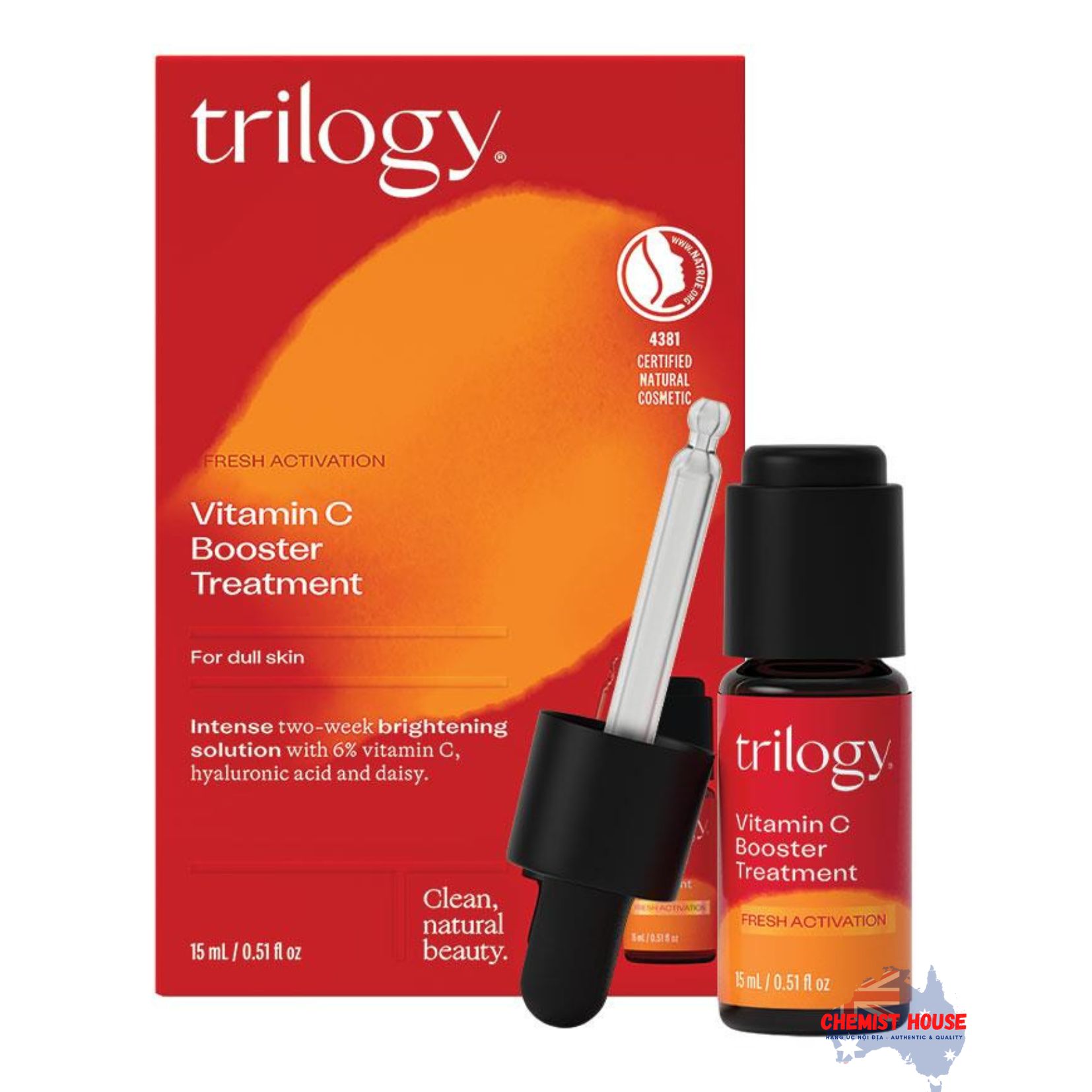 Tinh Chất Hỗ Trợ Sáng Da & Tăng Cường Vitamin C Trilogy 15ml - Trilogy Vitamin C Booster Treatment 15ml