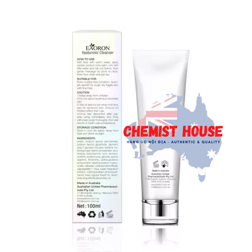 Eaoron Hyaluronic Cleanser - Sữa rửa mặt 100ml