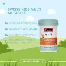 vIÊN Uống Vitamin Tổng Hợp Cho Trẻ Em Từ 2 Tuổi Swisse Kids Multi 60 viên