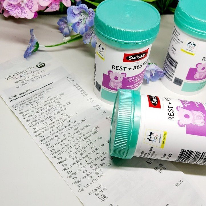 Viên Nhai Giúp Bé Ngủ Ngon ,Trẻ Em Từ 2 Tuổi Swisse Kids Rest & Restore 60 Viên