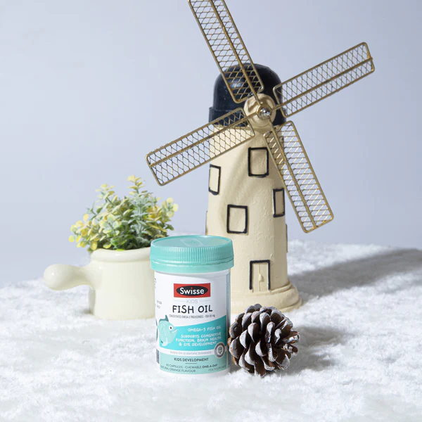 Viên Bổ Sung Dầu Ca Cho Trẻ Em Swisse Kids Fish Oil 60 Viên