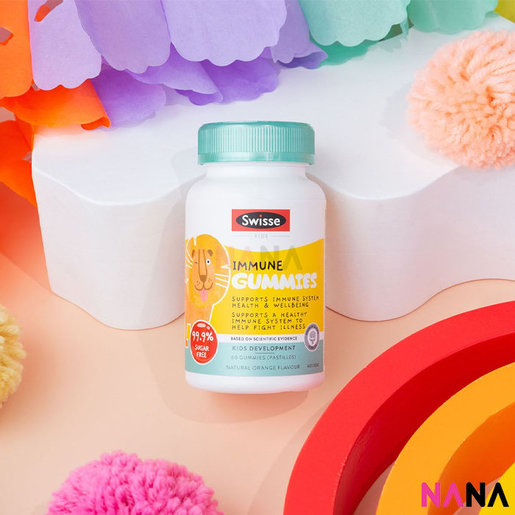 Viên Nhai Hỗ Trợ Chức Năng Hệ Thống Miễn Dịch Cho Trẻ Từ 2 Tuổi Swisse Kids Immune 60 Kẹo Nhai