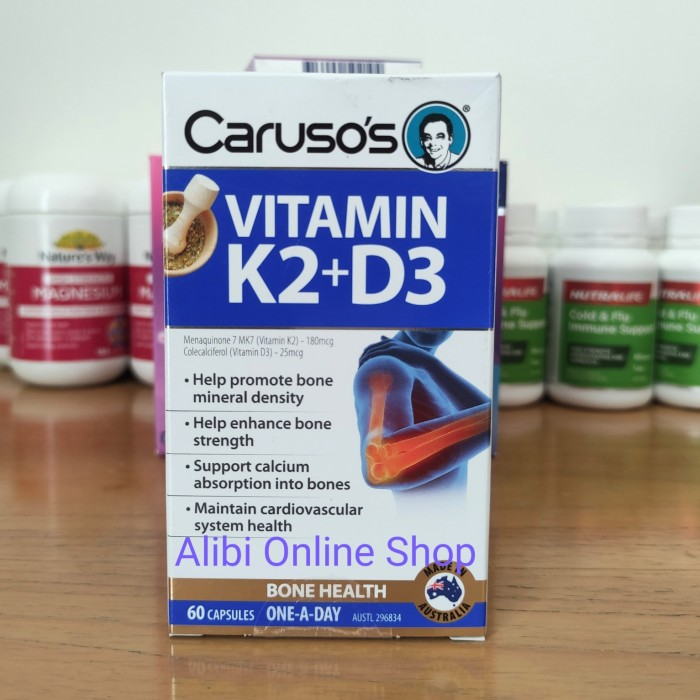 CARUSOS SỨC KHỎE TỰ NHIÊN VITAMIN K2+D3 60 VIÊN NANG