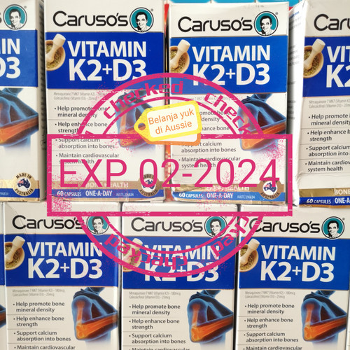 CARUSOS SỨC KHỎE TỰ NHIÊN VITAMIN K2+D3 60 VIÊN NANG