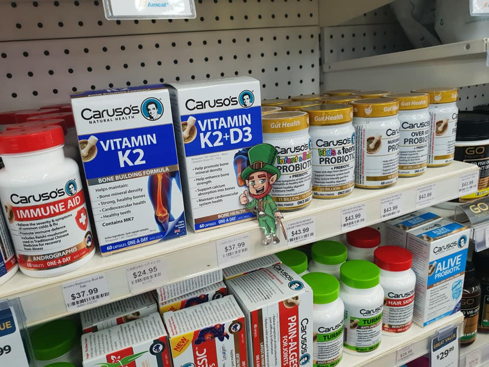 CARUSOS SỨC KHỎE TỰ NHIÊN VITAMIN K2+D3 60 VIÊN NANG