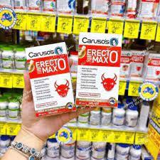 Viên uống duy trì sức khỏe sinh sản nam giới Carusos Natural Health Erecto MAX 30 Viên