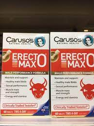 Viên uống duy trì sức khỏe sinh sản nam giới Carusos Natural Health Erecto MAX 30 Viên