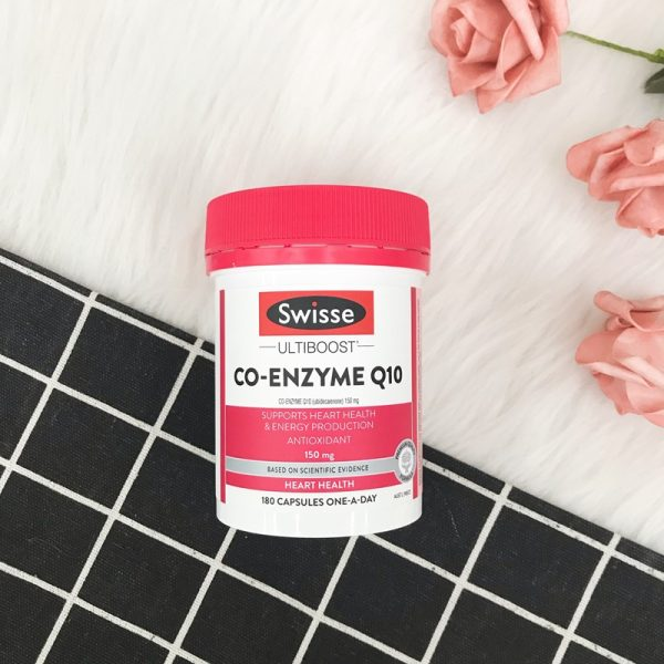 Viên Uống Bỏ Tim Swisse Ultiboost Co Enzyme Q10 150mg 180 Viên