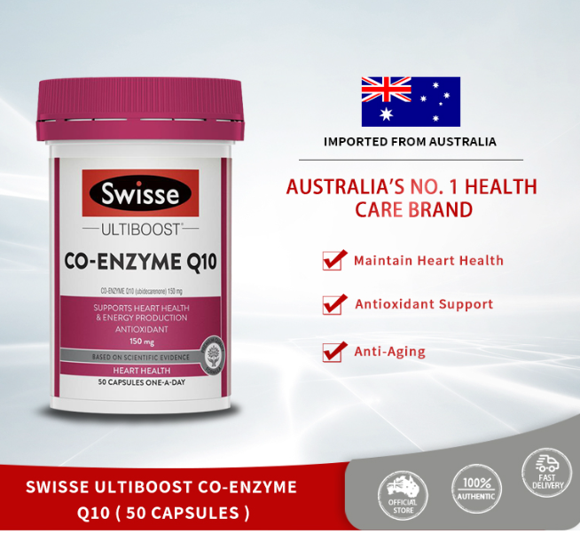 Viên Uống Bỏ Tim Swisse Ultiboost Co Enzyme Q10 150mg 180 Viên