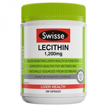 Mầm đậu nành Úc Swisse Ultiboost Lecithin 1200mg 300 viên