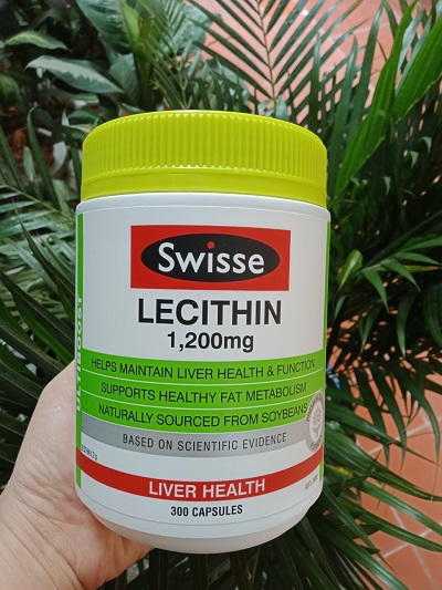 Mầm đậu nành Úc Swisse Ultiboost Lecithin 1200mg 300 viên