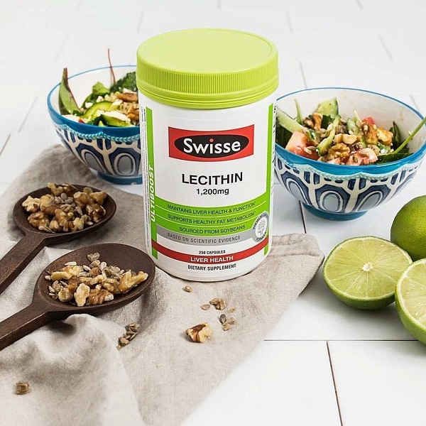 Mầm đậu nành Úc Swisse Ultiboost Lecithin 1200mg 300 viên