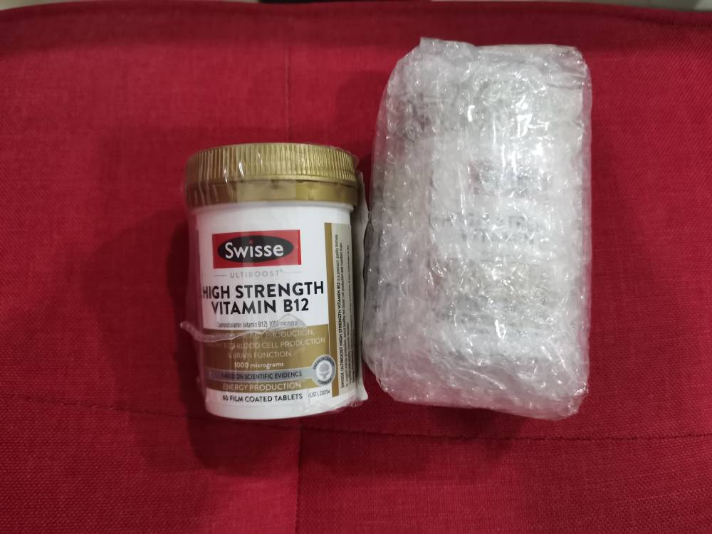 Viên uống bỏ sung vitamin B hàm lượng cao - Swisse Vitamin B12 60 Viên