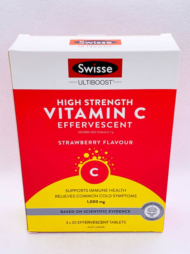 Viên sủi bọt Swisse Vitamin C 60 Viên Sủi Bọt