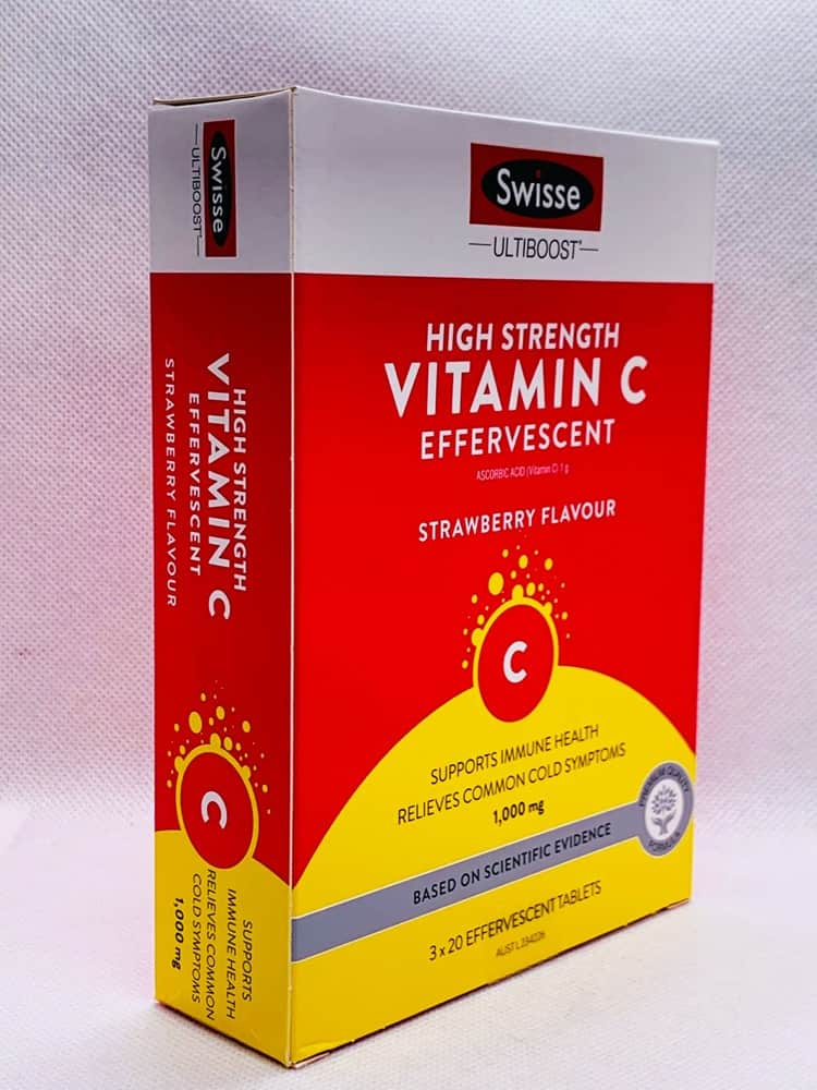 Viên sủi bọt Swisse Vitamin C 60 Viên Sủi Bọt
