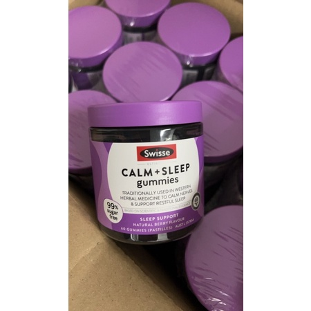 Viên nhai hỗ trợ giấc ngủ Swisse Calm And Sleep Gummies 60 gói