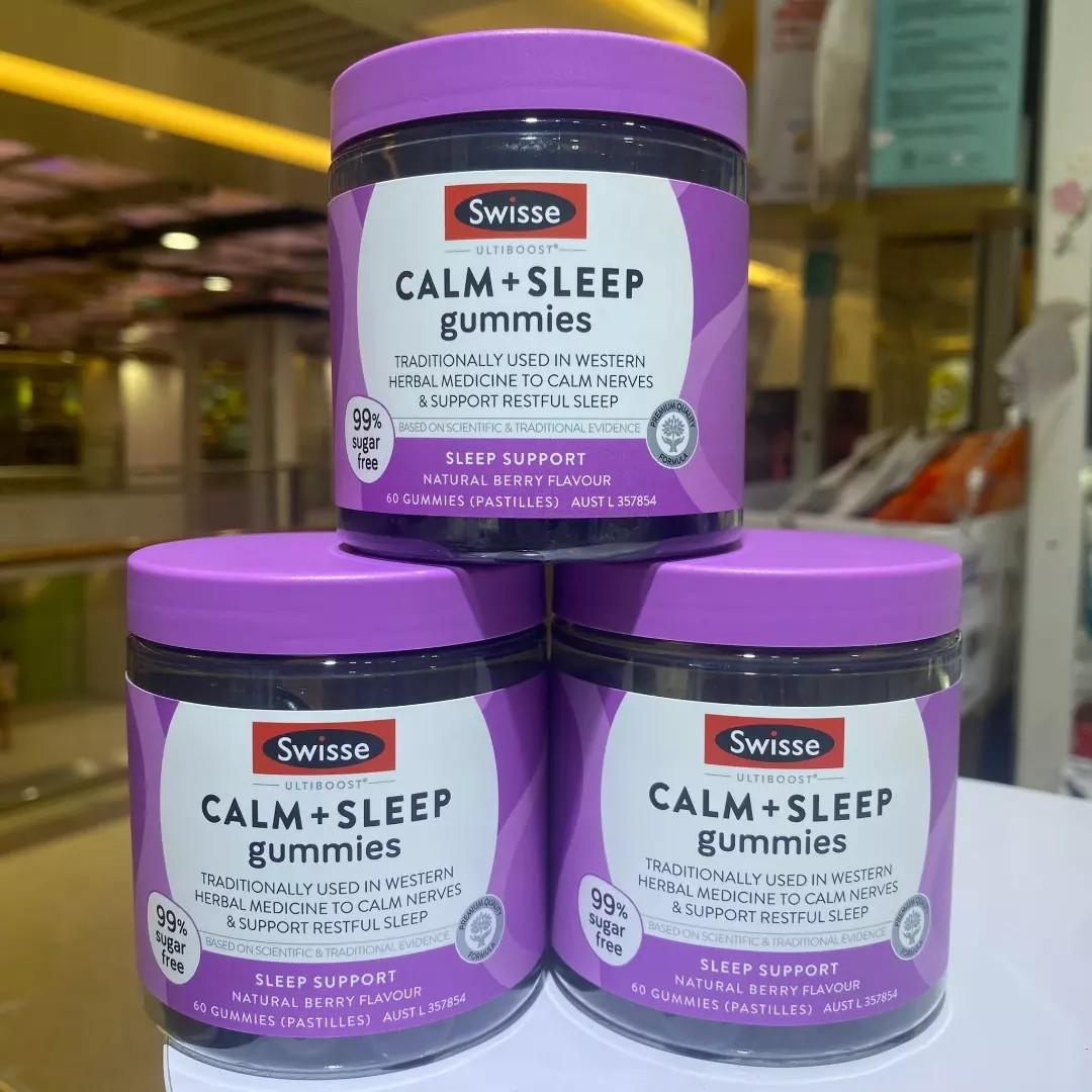 Viên nhai hỗ trợ giấc ngủ Swisse Calm And Sleep Gummies 60 gói