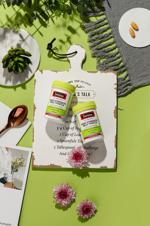 Viên Uống Thải Độc Gan Từ Cây Kế Sữa - Swisse Milk Thistle 60 Viên