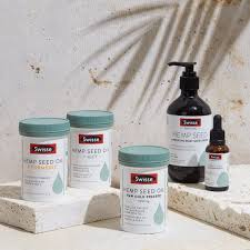 [Hãng Ngưng SX] Viên uống dầu hạt cây gai dầu và củ nghệ hỗ trợ sức khỏe dinh dưỡng Swisse Hemp Seed Oil + Turmeric 60 Viên