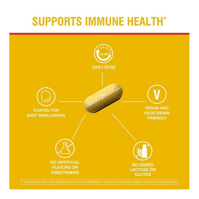 VIÊN UỐNG TĂNG CƯỜNG MIỄN DỊCH, SỨC ĐỀ KHÁNG SWISSE DAILY IMMUNE SUPPORT 60 VIÊN