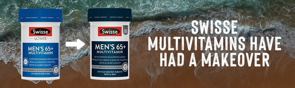Viên uống vitamin tổng hợp cho đàn ông 65 tuổi - Swisse Mens Multivitamin 65+ 60 Viên