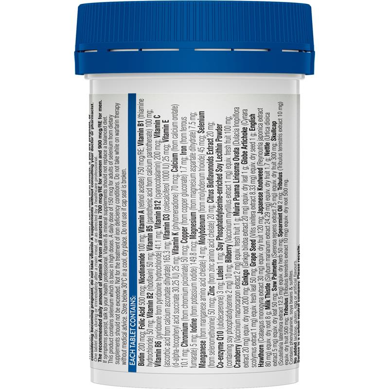 Viên uống vitamin tổng hợp cho đàn ông 65 tuổi - Swisse Mens Multivitamin 65+ 60 Viên