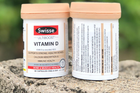 Viên uống bổ sung vitamin D - Swisse Ultiboost Vitamin D 60 Viên
