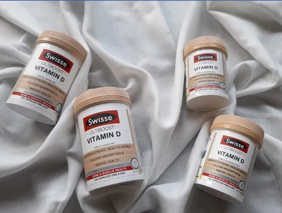 Viên uống bổ sung vitamin D - Swisse Ultiboost Vitamin D 60 Viên