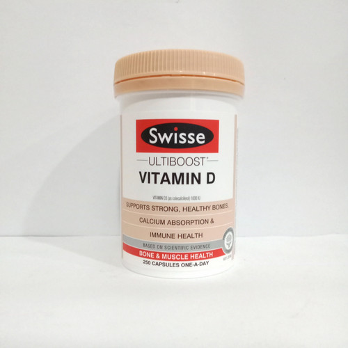 Viên uống bổ sung vitamin D - Swisse Ultiboost Vitamin D 250  Viên