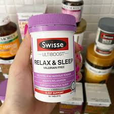 Viên uống giúp thư giản và hỗ trợ ngủ ngon Swisse Ultiboost Relax & Sleep 60 viên Úc
