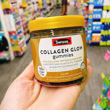Viên nhai bổ sung Collagen - Swisse Beauty Collagen Glow Gummies 45 Viên