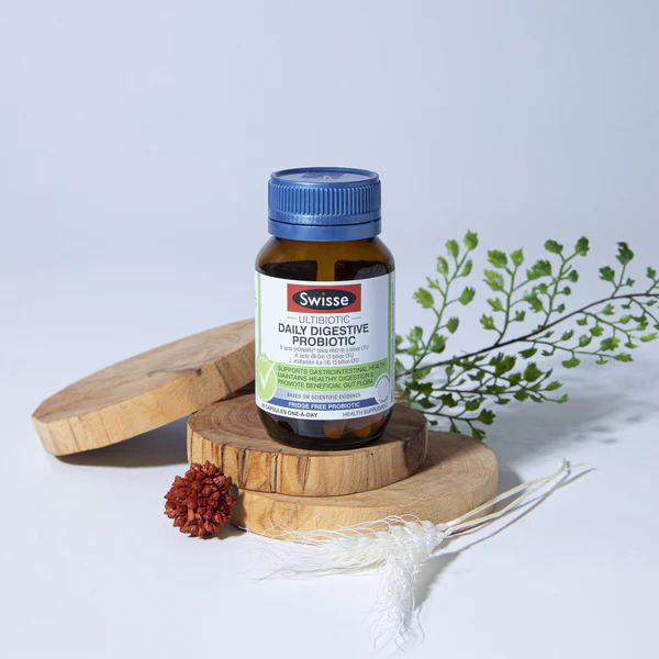 Viên uống giảm kích thích ruột và hỗ trợ tiêu hóa - Swisse Ultibiotic Daily IBS Probiotic 30 Viên