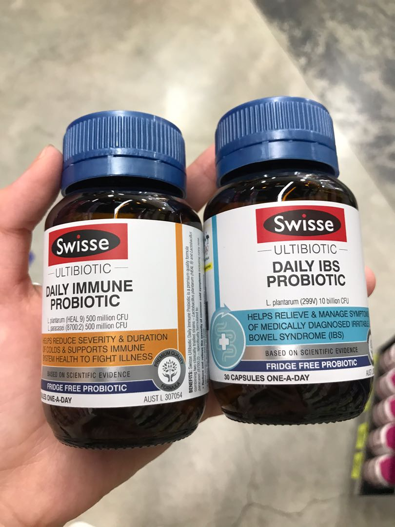 Viên uống giảm kích thích ruột và hỗ trợ tiêu hóa - Swisse Ultibiotic Daily IBS Probiotic 30 Viên