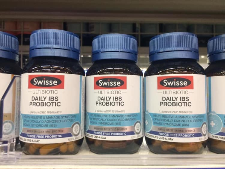 Viên uống giảm kích thích ruột và hỗ trợ tiêu hóa - Swisse Ultibiotic Daily IBS Probiotic 30 Viên