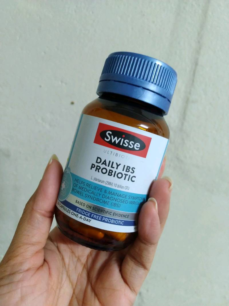 Viên uống giảm kích thích ruột và hỗ trợ tiêu hóa - Swisse Ultibiotic Daily IBS Probiotic 30 Viên