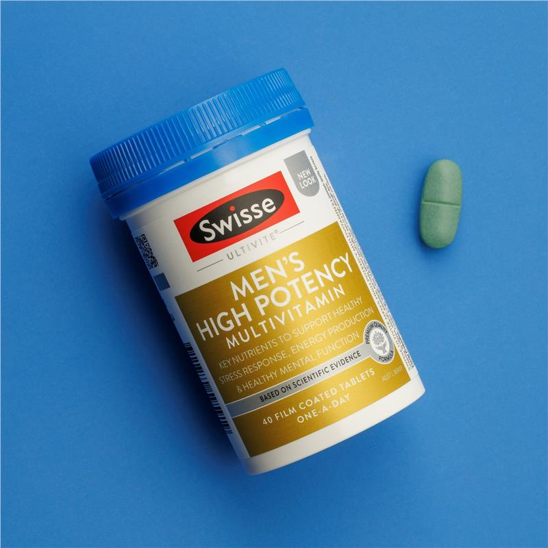 Viên uống tăng cường sức khỏe nam giới Swisse Men’s Ultivite Power Multivitam 40 Viên