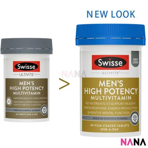 Viên uống tăng cường sức khỏe nam giới Swisse Men’s Ultivite Power Multivitam 40 Viên
